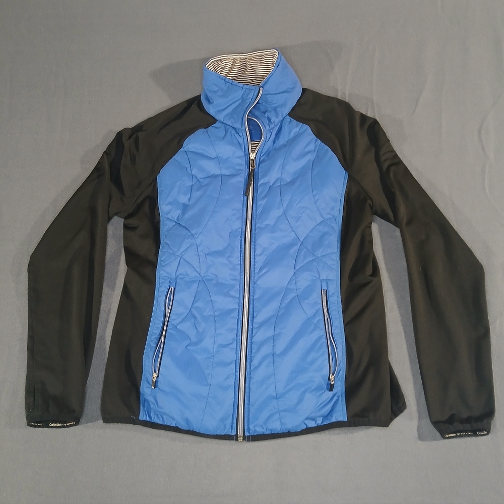 Calvin Klein Performance Black Blue Lightweight Jacket Size L